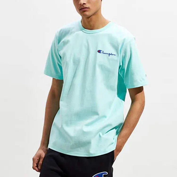 Champion T Shirt US Version Unisex Mint Green-1