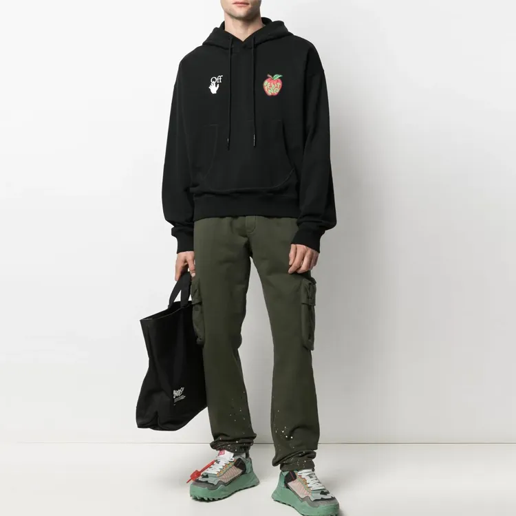 OFF WHITE SS21 Knitted Sweatpants Men Green-1