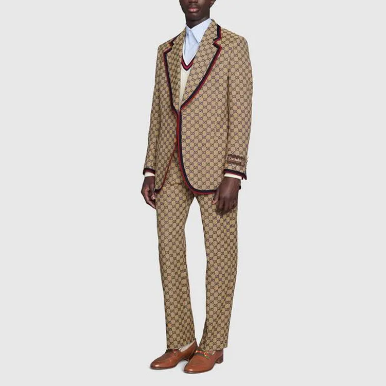 GUCCI Gg Jacquard Canvas Track Pant-2
