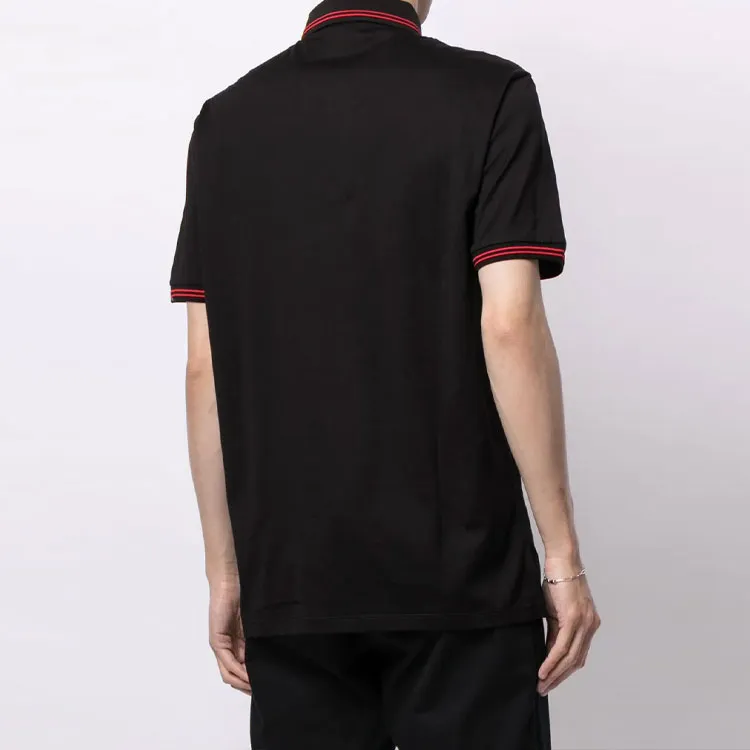 EMPORIO ARMANI Polo Shirts Men Black-3