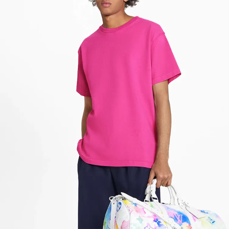 LOUIS VUITTON New Quarterly Products Of LV T-Shirts Men Pink-3