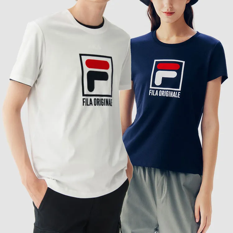 FILA T Shirts Men White-3
