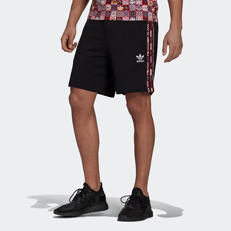 Adidas Originals 3 Stripe Casual Shorts Men Black-1
