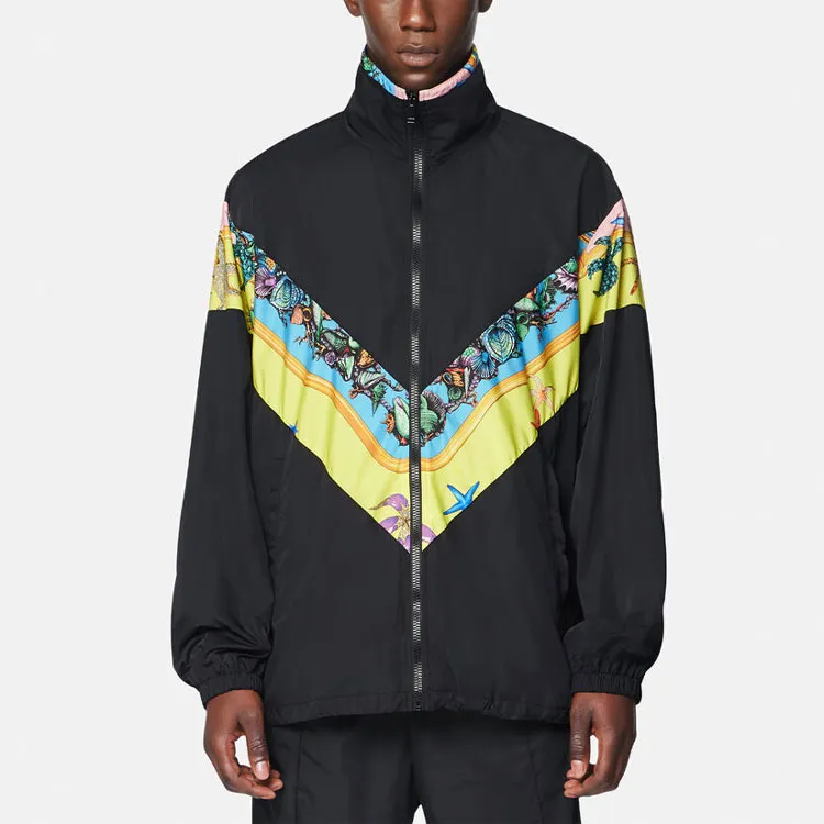 VERSACE Jackets Coats Men's Black-2