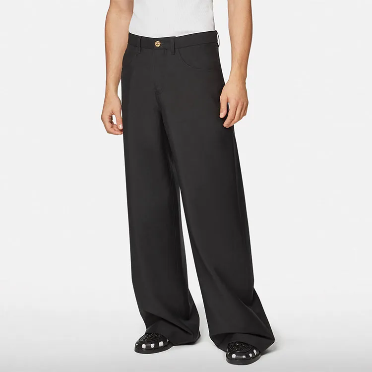 VERSACE Casual Pants Men Black-3