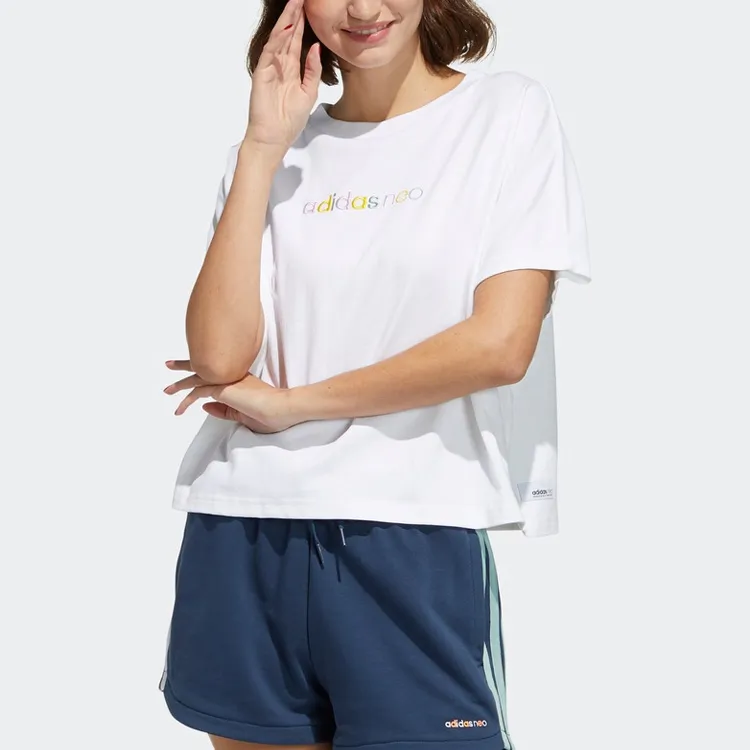 Adidas Neo Crop Top Women's White-2