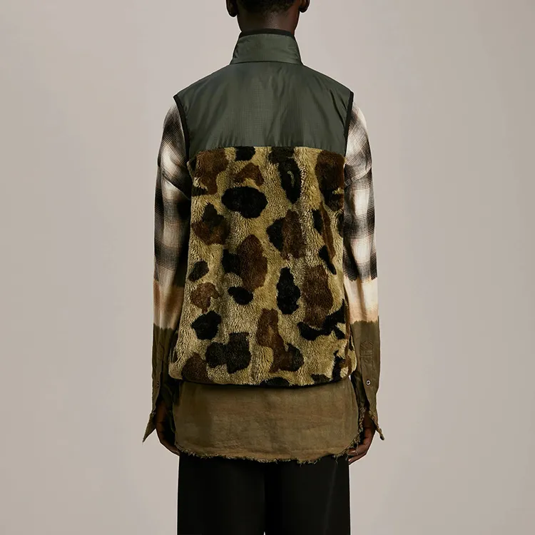 PALM ANGELS Vests Men Army Green-3