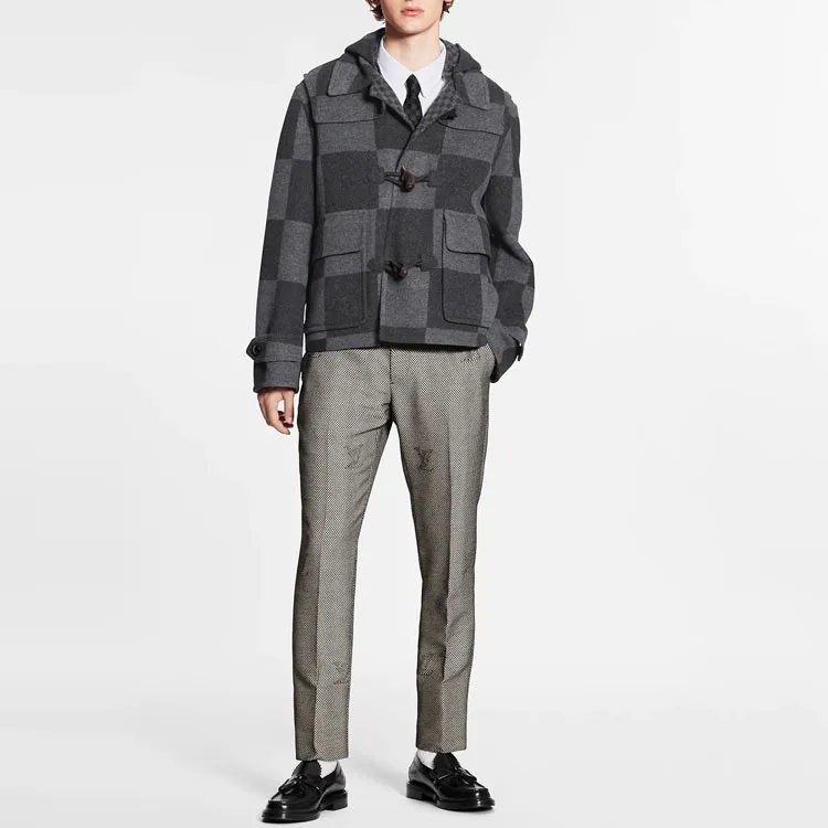 LOUIS VUITTON X Nigo Giant Damier Duffle Coat-3