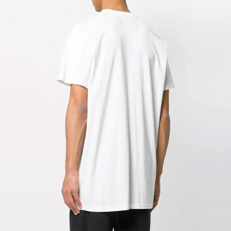 Givenchy T Shirts Men White-2