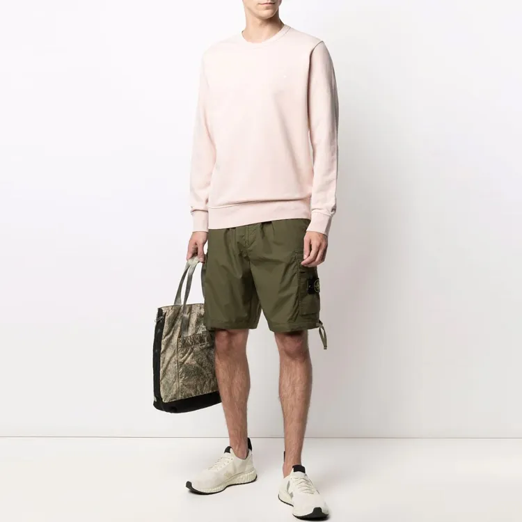 STONE ISLAND Cargo Shorts Men Green-1