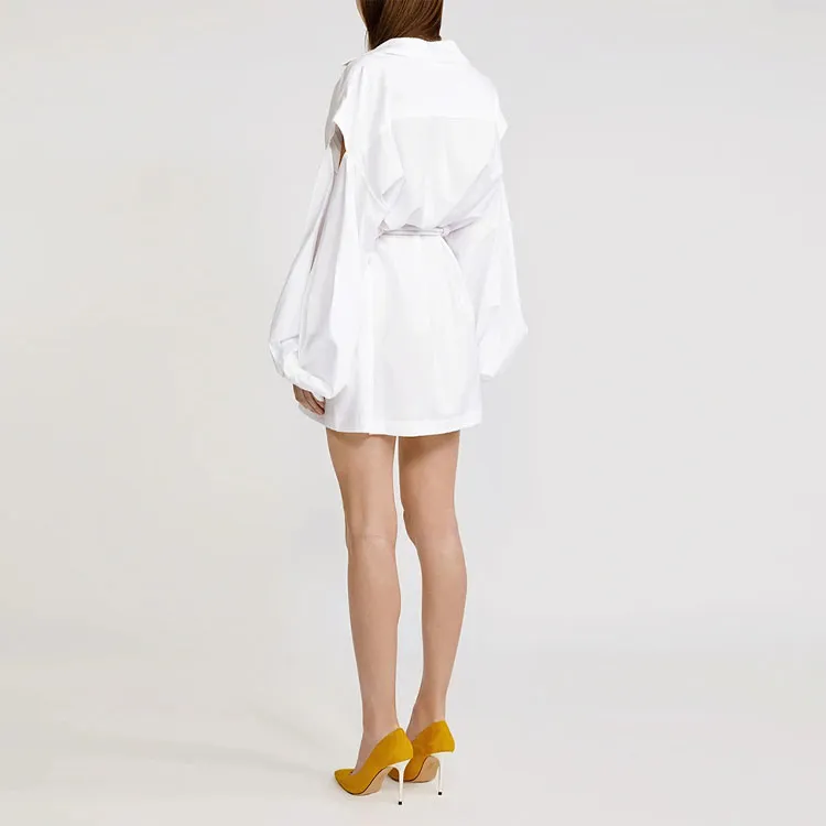 ACLER Long-Sleeved Dresses Women's White-2