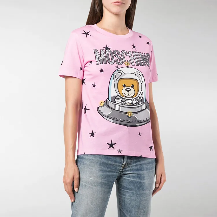 MOSCHINO T Shirts Women's Pink-2