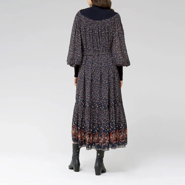 Chloé Long-Sleeved Dresses Women's Black-2