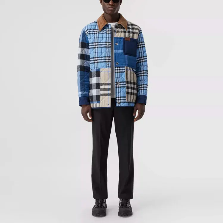 Burberry Patchwork Check Overshirt-1