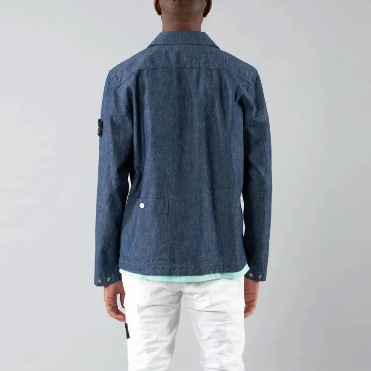 STONE ISLAND Jackets Coats Men's Blue-4