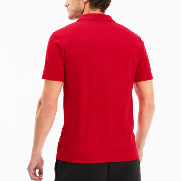 PUMA X FIRST MILE Polo Shirts Men Red-4