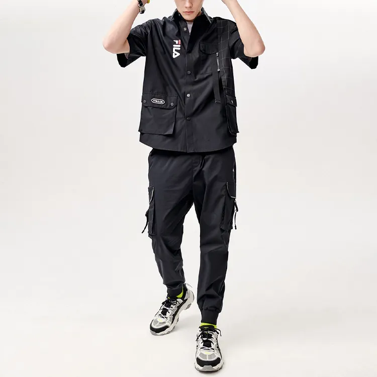 FILA FUSION x Cell Fusion C Shirt Men's Black-5