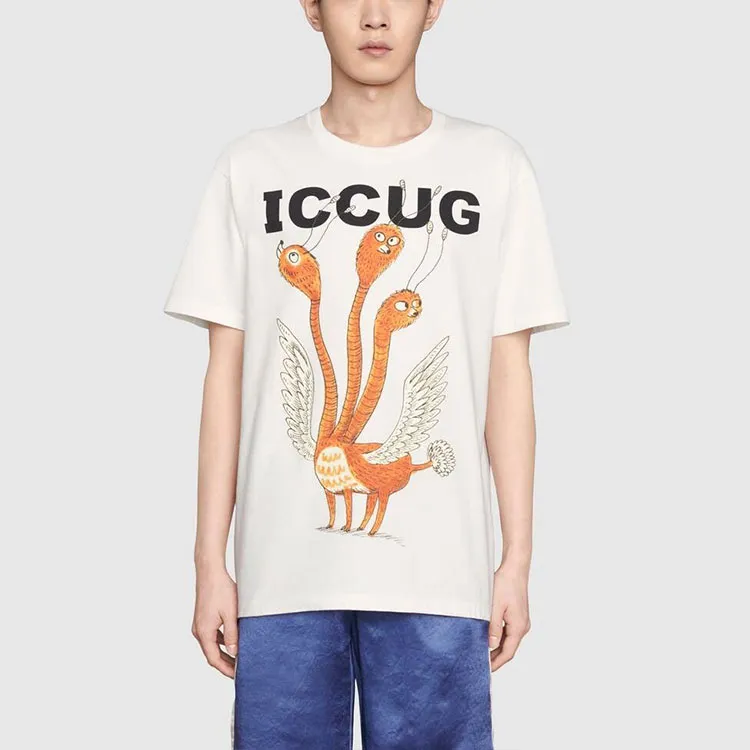 GUCCI T Shirts Men Beige-2