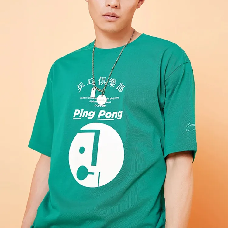LiNing T Shirts Men Pepper Green-4