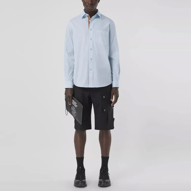 Burberry SS21 Shirt Men's Light Blue-3
