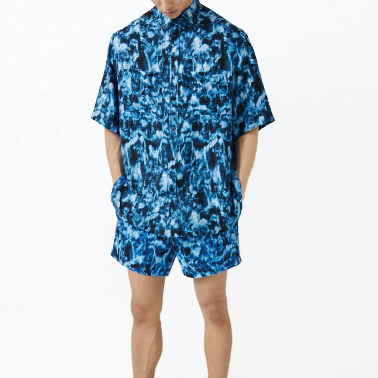 Burberry Casual Shorts Men's Blue-5