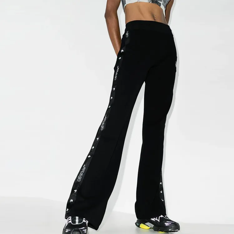 OFF WHITE FW20 Knitted Sweatpants Women's Black-2