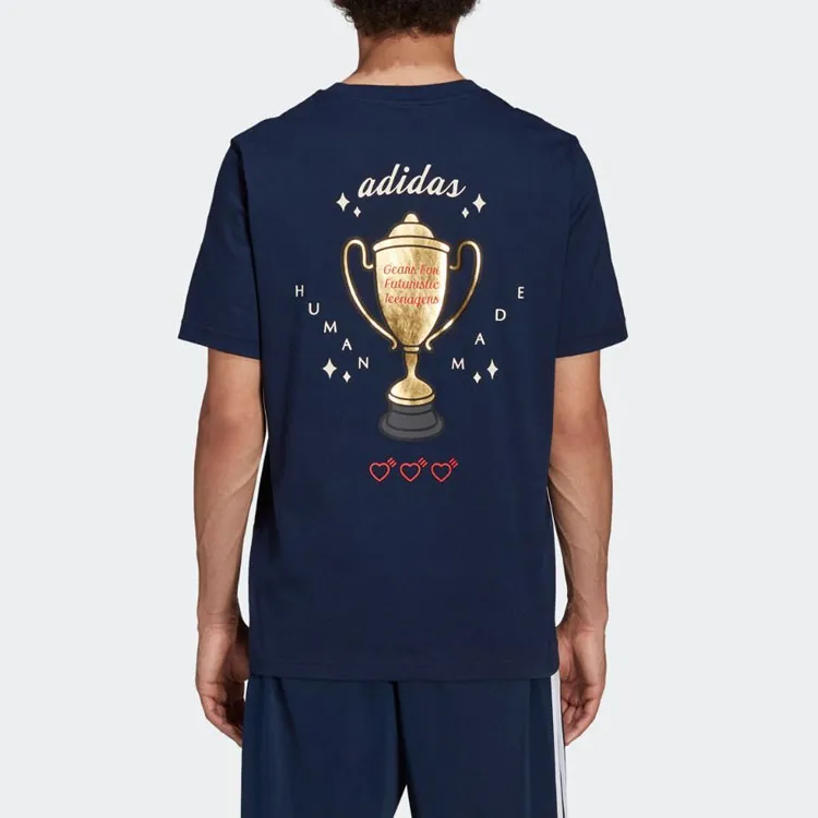 HUMAN MADE T Shirt Men's Dark Blue-3