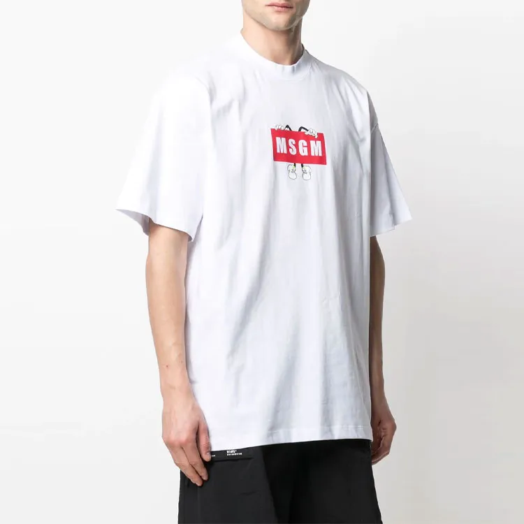 MSGM T Shirts Men White-1