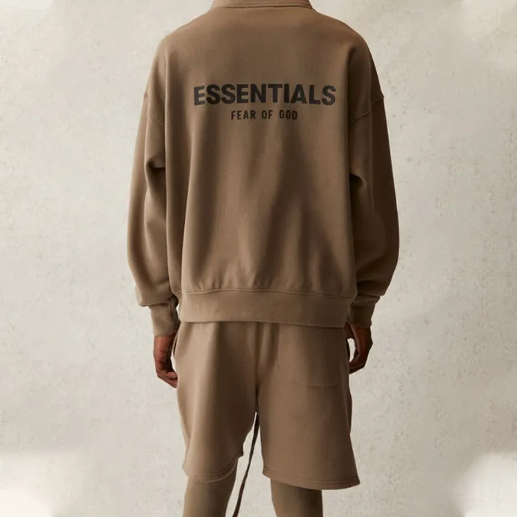 Fear Of God Essentials Half Zip Sweater-3