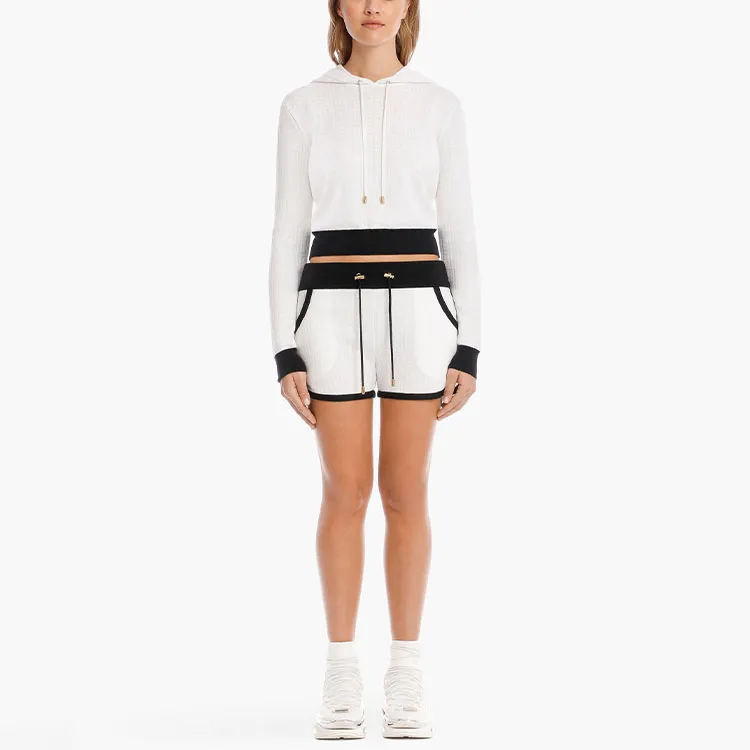 BALMAIN Casual Shorts Women's White-2