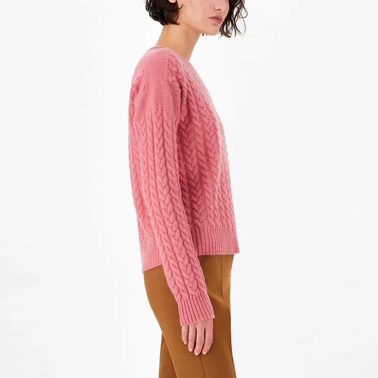 MaxMara Slim Fit Knitwear Women's Pink-2
