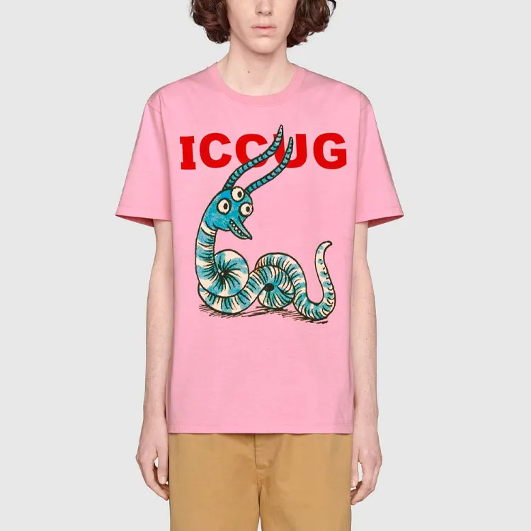 GUCCI T Shirts Men Pink-2