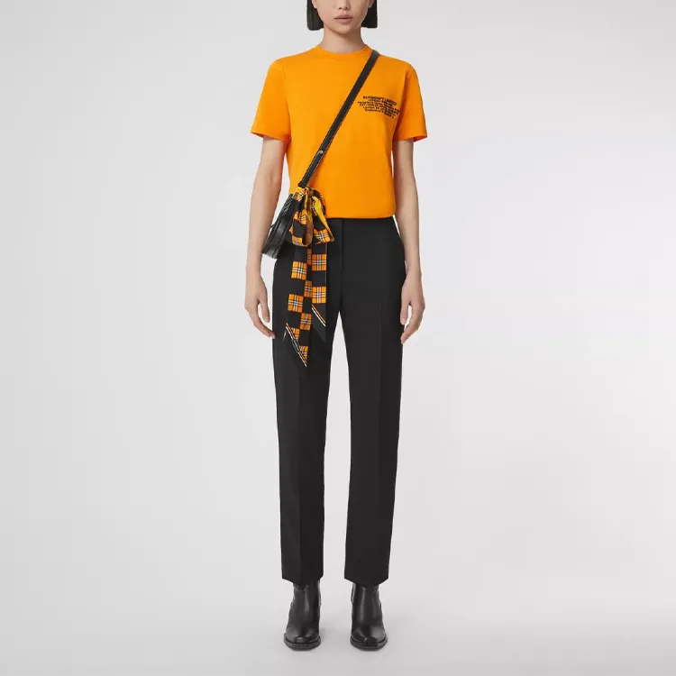 Burberry T Shirt Women's Orange-1