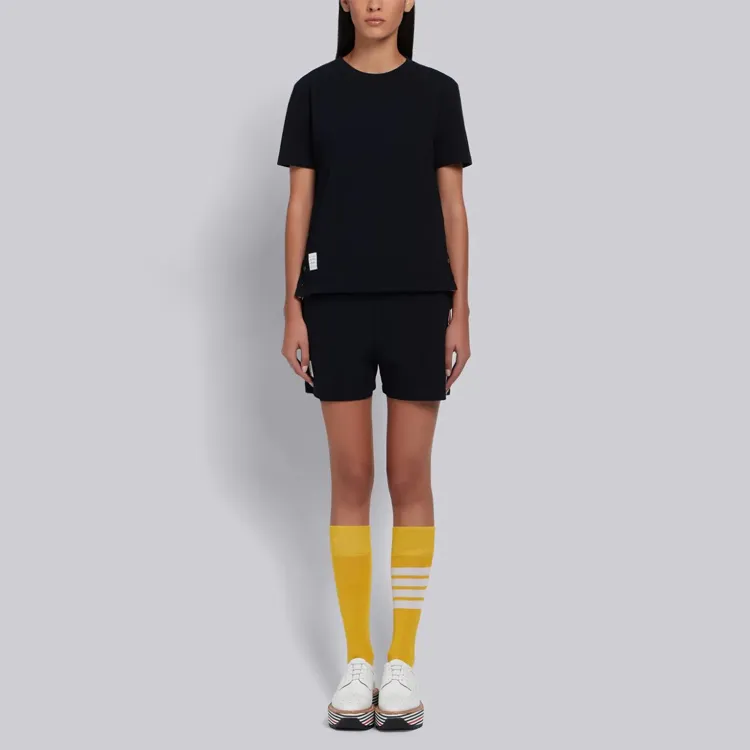 THOM BROWNE Asymmetric Hem T Shirt-3
