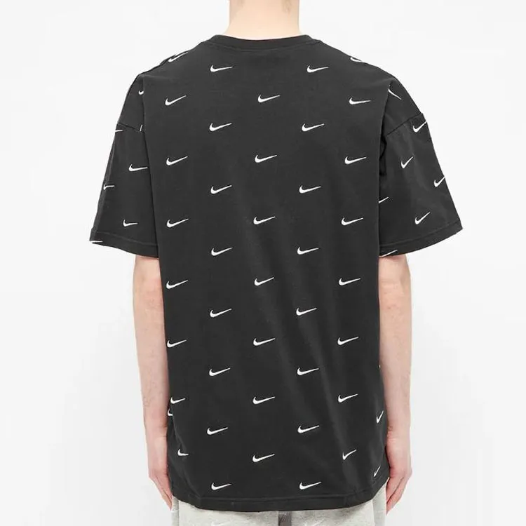 Nike All Over Swoosh Logo T Shirt-4