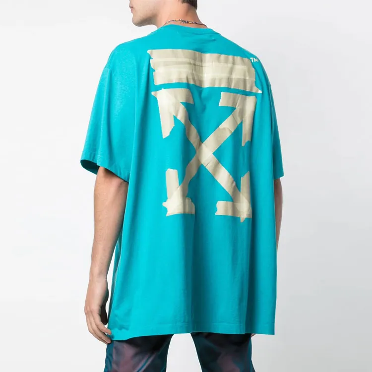 OFF WHITE SS20 T Shirt Men's Blue-3