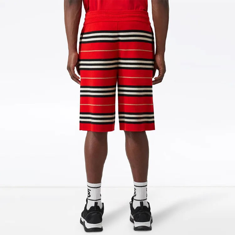 Burberry Casual Shorts Men's Red Plaid-3