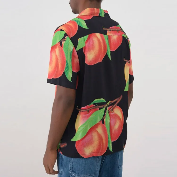 Stussy Peach Pattern Shirt-4