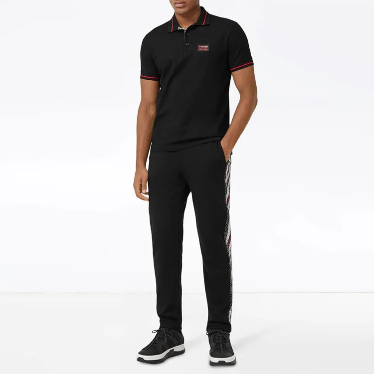 Burberry Men Grenford Polo Black-6