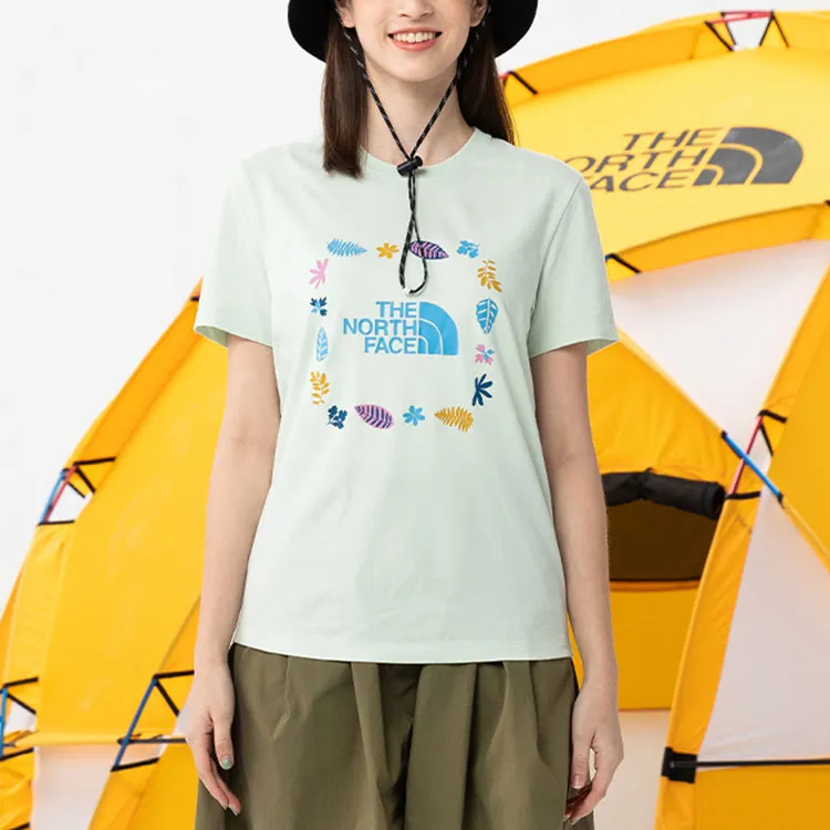 THE NORTH FACE T Shirt Women's Green-1
