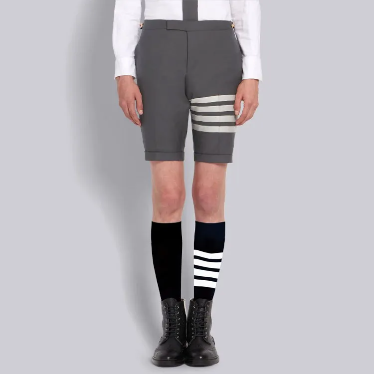 THOM BROWNE 4 Bar Tailored Shorts-1