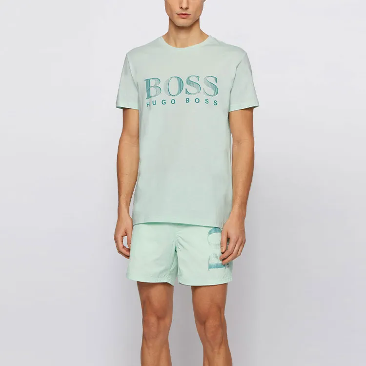 HUGO BOSS T Shirt Men's Light Green-1