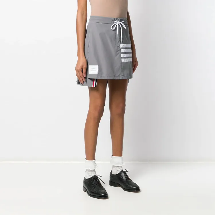 THOM BROWNE· Casual Short Skirts Women's Gray-2