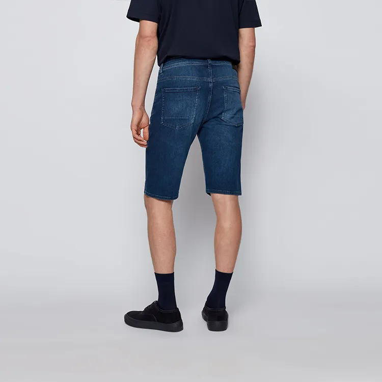HUGO BOSS Denim Shorts Men Indigo-1