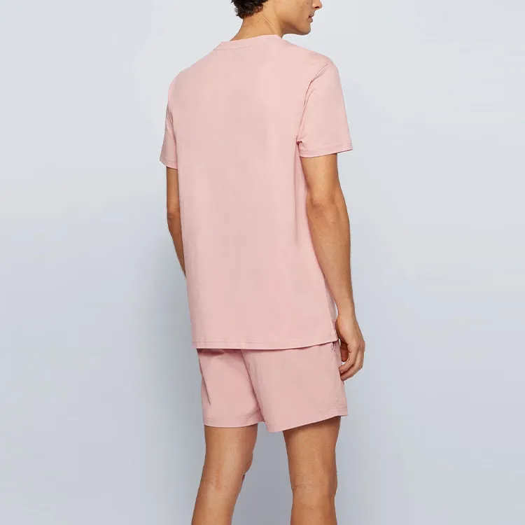 HUGO BOSS T-Shirts Men Pink-2