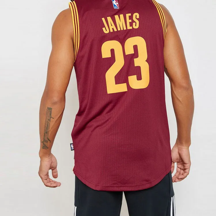 Adidas Basketball Jersey Men's Red-3