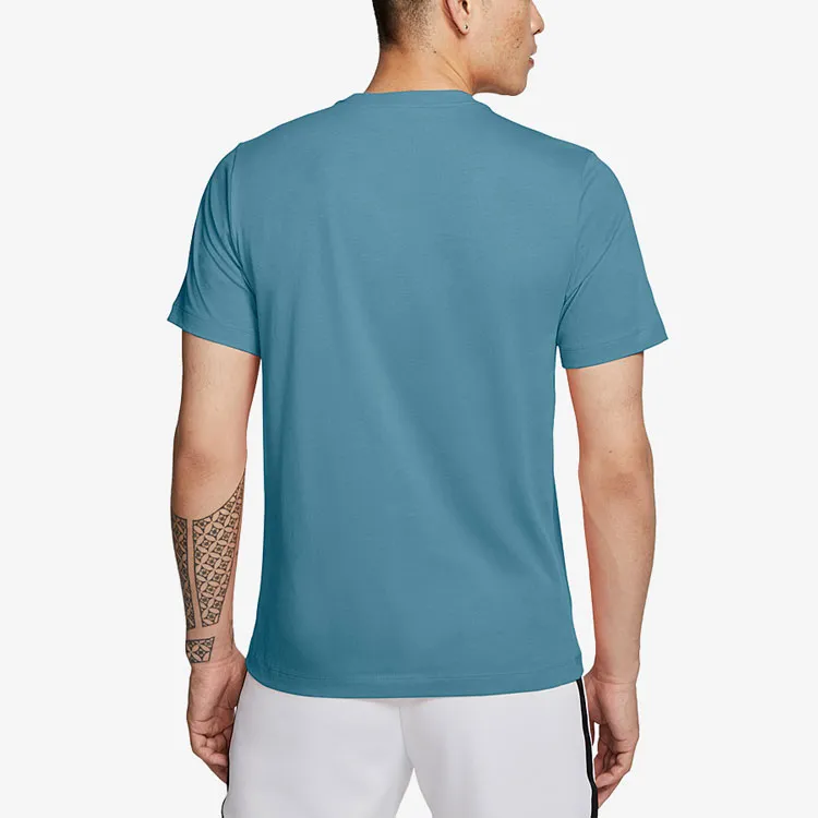 Nike T Shirts Men Cerulean-3
