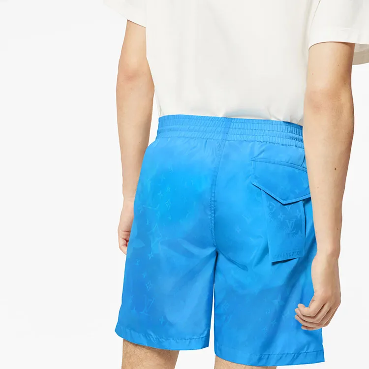 LOUIS VUITTON New Quarterly Products Of LV Casual Shorts Men's Blue-3