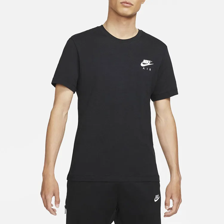 Nike T Shirts Men Black-3