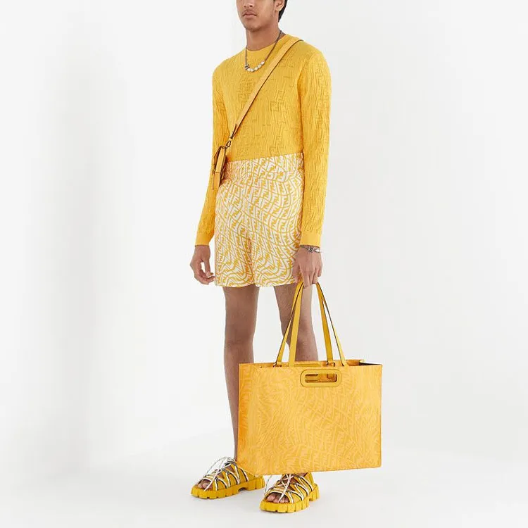 FENDI Casual Shorts Men's Yellow-2